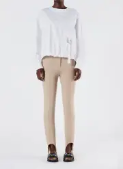 Tibi Stirrup Khaki Legging pants Sz 12 Wmns NWT$245