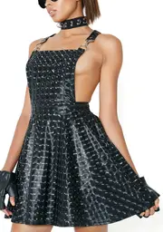 [Club Exx] Dark Hyperion Hologram Overall Dress