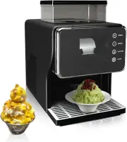 Shaved Ice Machine, Portable Ice Maker with Rapid Cooling and Food-Grade Stainle