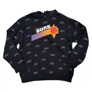 Men's Phoenix Suns Mitchell & Ness Allover Print Pullover Hoodie Size L NWT