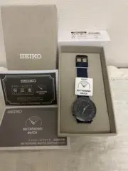 SEIKO Metronome Navy Dial SMW004 Quartz Analog Men's Wristwatch Unused New