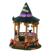 Lemax Spooky Town 2021 WITCH GAZEBO #13553 NRFB Halloween black cat cauldron *