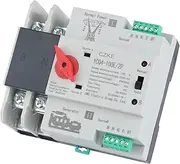 YCQ4-100E/2P 63A 100A Din Rail ATS Dual Power Automatic Transfer Switch Electrical Selector Switches Uninterrupted Power(63A)