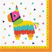 Mexican Taco Fiesta Fun Lunch Napkins 16 Pack