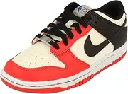 [Nike] Dunk Low GS Trainers DO6288 Sneakers Shoes (UK 4.5 us 5Y EU 37.5, sail Black Chile red 100)