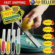 Stainless Steel Handheld Nutmeg ZesterDYheese Grater Lemon Citrus Grinder Tool C