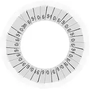 GLSTOY Infant Clothing Sewing Tags 300pc Newborn Month Labels Baby Months Signs Safe Polyester