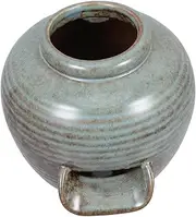 WEKADRIN Fountain Flowing Water Clay Pot Fish Tank Decoration Outdoor Ornaments Mini Ornaments Waterfall Tabletop Ceramic Water Fountain Jar Tabletop Fountains Garden Fountain Ceramics