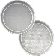 Aluminium Sieve Set for Gem Fossicking, Gold Panning, Prospecting, 2 Pieces
