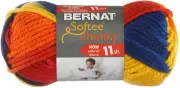 3 Pack Bernat Softee Chunky Ombre Yarn-School Yard 161129-29134