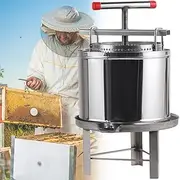 GYDUHYE Honey Press Stainless Steel Wine Squeezer Manual Honey Extractor with T Handle for Large and Small Beekeeping Farms