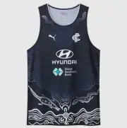 Carlton Blues 2025 PUMA Mens Training Singlet by Sporting House