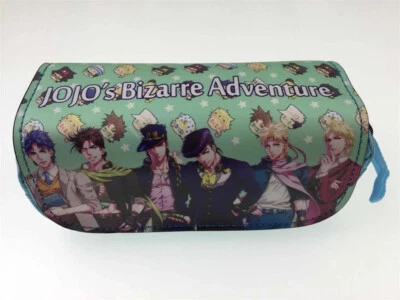JoJo's Bizarre Adventure Zipper Pencil Box Case Pen Stationery Bag Make Up Pouch