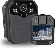 DJFNJH Body Cameras with Audio and Video Recording Personal Wearable Portable Body Cams 2 in Screen Wide Angle Lens Bodycam Police Body Cam
