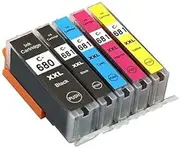 5 x PGI-680XL CLI-681XL XXL Compatible for Canon PIXMA TR7560 TR8560 TS6160 TS8160 TS9160