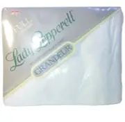 NEW Vintage Lady Pepperell Fortrel Full Bedding Flat Sheets America White Cream