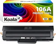 Koala Compatible Toner Cartridge Replacement for HP 106A W1106A Toner for Laser MFP 135wg 137fwg 137fnw, Laser 135a 135r 135w 107w 107a 107r Printer (Black, 1 Pack)