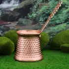 Hammered Flame Cup Drip Teapot Turkish Coffee Pot for Office Bar Household