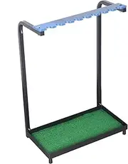 Xlsdlvcnxz Golf Club Stand,Golf Club Organizer,Golf Club Holder Stand,Golf Club Rack,Metal Golf Putter Storage,9 Hole Putters Golf Putter Rack,27.56 x 10.83 x 19.69 in