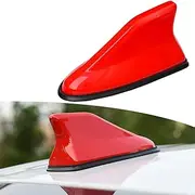 Shark Fin Antenna Car Shark Fin Antenna for Mini Cooper R52 R53 R55 R56 R58 R59 R60 R61,AM/FM/DAB Roof Car Radio Aerial, Car Antenna Replacement, Car Accessories,C/Red(Color:C/Red)