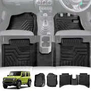 3D Floor Mats for Suzuki Jimny XL 5-Door Manual Transmission 2023-2025 Heavy Duty All Weather Car Mats Carpet Liner Set