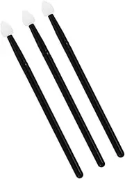 BAZEITFLOW 3Pcs Portable Silicone Eyeshadow Applicator Brush for Women Versatile Eye Stick for Smooth Application and Blending of Creamy Eyeshadows