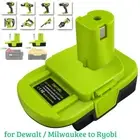 New Battery Adapter for Dewalt Milwaukee 18v to for Ryobi Power Drill Tool New