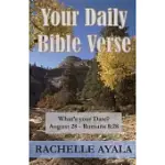 YOUR DAILY BIBLE VERSE (LARGE PRINT EDITION): 366 VERSES CORRELATED BY MONTH AND DAY