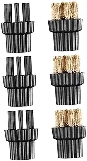 AUTSUPPL 6 Pack Cleaning Brush Heads Steam Mop Brush Accessories for Steam Cleaning Machine