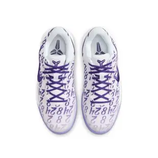 【NIKE 耐吉】Kobe 8 Protro Court Purple 白紫色 柯比 KOBE 籃球鞋 女鞋 大童(FN0266-101)