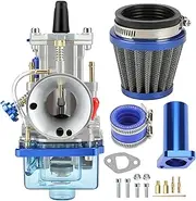 YOXUFA PWK 24 High Performance 212cc Carburetor Kit for Predator 212cc 224cc Engine Baja Warrior Mb200 Coleman CT200U-EX BT200X Hammerhead 80T GX200 196cc 200cc 6.5hp Mini Bike Go Kart Parts