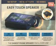 Easy Touch Speaker Bluetooth Speaker With Wireless Charging New #5277NSB