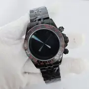 39MM PVD Electroplated Watch Case Strap Sapphire Glass for VK63 Quartz Movement