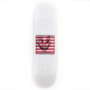 KEITH HARING Smile on Stripes Skate Deck Skateboard Art NEW