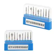 10pcs Dental Polishing Burs High Speed Stainless Steel High Hardness DP3