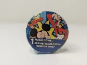 New DIsney Jr. Mickey Mouse Magic Towel - 100% Cotton 11"x11" Expands In Water