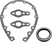 SBC Timing Chain Cover Gasket and Seal Kit Compatible with SBC Chevy 283 305 327 350 383 400#9085