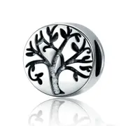 Silver plating Classic Tree of Life Beads Fit Charm Bracelets & Bangles Jewelry