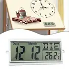 Wall Clock Clear Display Multifunctional LCD Display Temperature Sensor