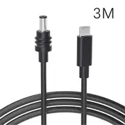 For Starlink Mini USB C to DC Power Cable PD-20V Type-C Input to DC Male Output Waterproof Replacment Cable 3m
