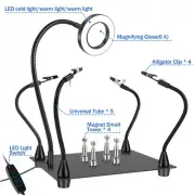 Helping Hands Soldering Station Magnetic Helping Arms Soldering Stand with qrZVK