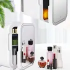 Mini Refrigerator 8L Quiet Heating Freezing Portable Compact Electric Fridge A