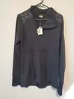 CALIA by Carrie Underwood Women Large Black Quarter Zip Pullover Athletic Floral