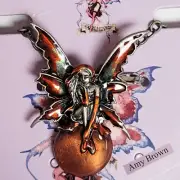 Amy Brown SCARLET BUBBLE RIDER Fairy Faery Necklace Pendant PacificGiftware NEW