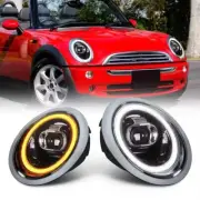 LED Headlight Assembly For 2002-2007 Mini Cooper R50 R52 R53 DRL Sequential Turn (for: Mini)