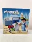 Playmobil 5271 Housekeeping Service Maid Cart Washing Machine Iron New 2012