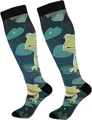[ODAWA] Yoga Dogs Poses Exercises Soft Warm Non-Slip Winter Home Socks Long Socks for Athletic Running