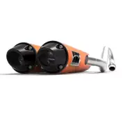 HMF Orange Performance Dual FS Exhaust For Polaris RZR XP/4 1000 2015-22