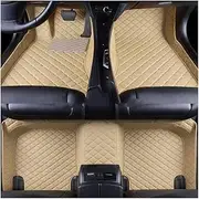 Custom Car Floor Mats Custom 3D Car Floor Mats for for GLS 6 Seat 2020 2021 2022 2023 Interior Accessories Artificial Leather Car Mats(Beige 5 Seat)