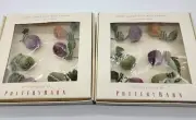 POTTERY BARN Lot of 2 Sets,Wine Glass Charms (12 Tota) Sugared Fruit